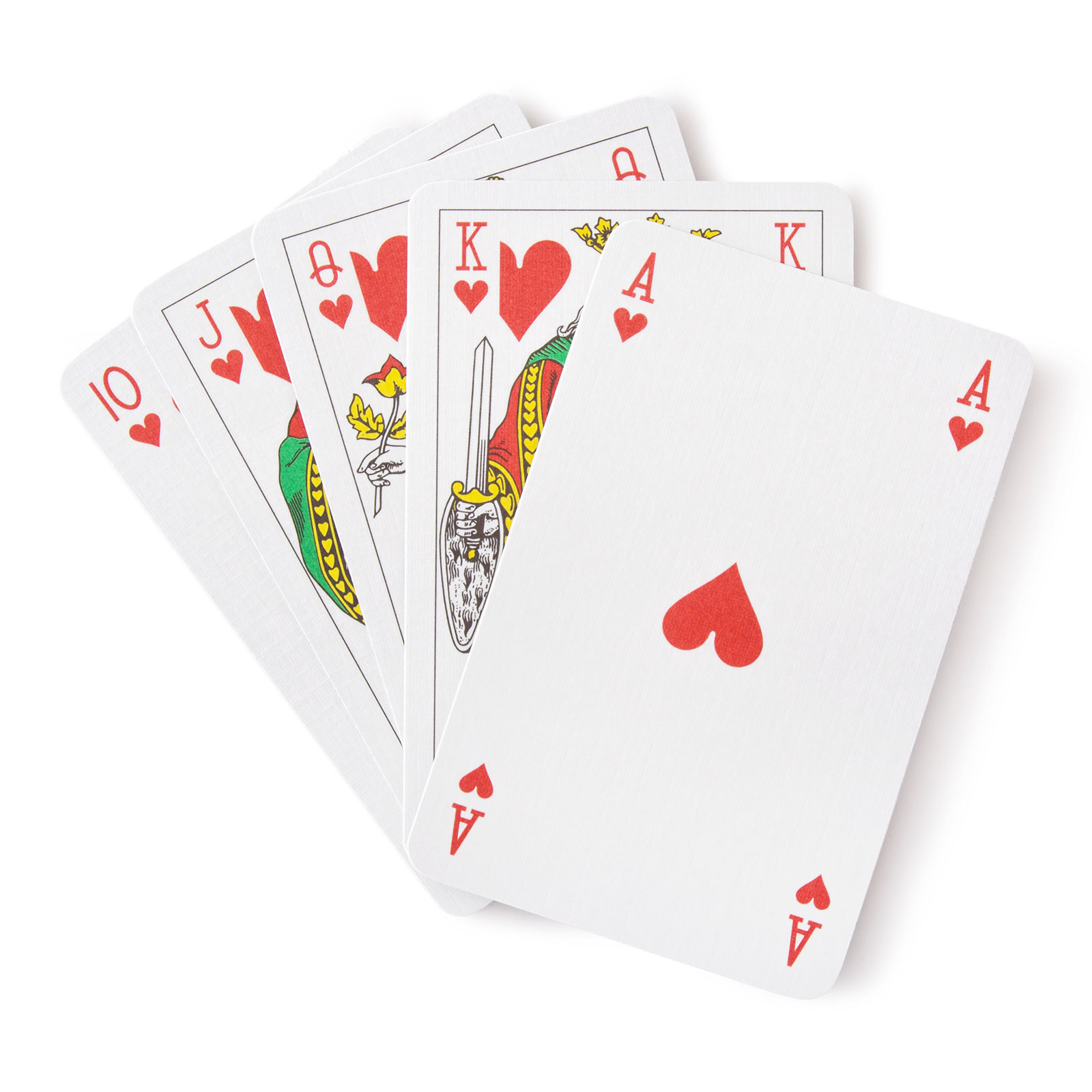 Playing cards isolated on white background clipping path 01 800x