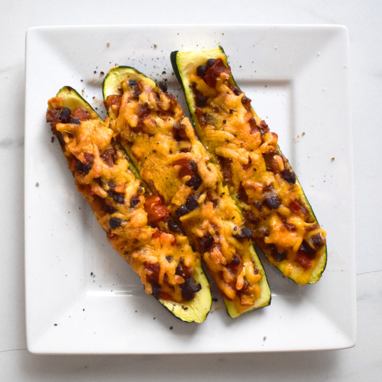 Mexican Zucchini Boats