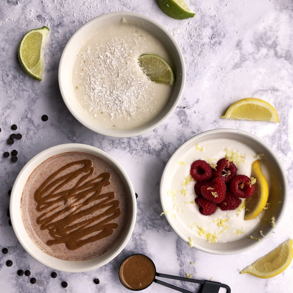 coconut yogurt collagen bowls 3 ways scaled