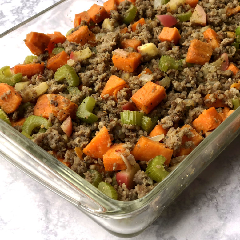 sweet potato sausage and apple dressing sweet potato sausage and apple dressing scaled