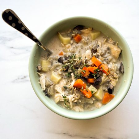 chicken wild rice soup 3