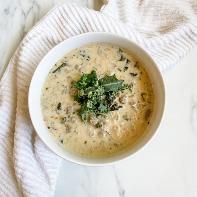 one pot italian sausage and kale soup